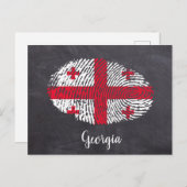 Georgisch Briefkaart (Voorkant / Achterkant)