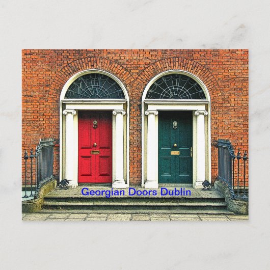 Georgisch Doors Briefkaart (Voorkant)