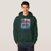 Georgisch gesproken hier troebele aarde hoodie (Voorkant volledig)