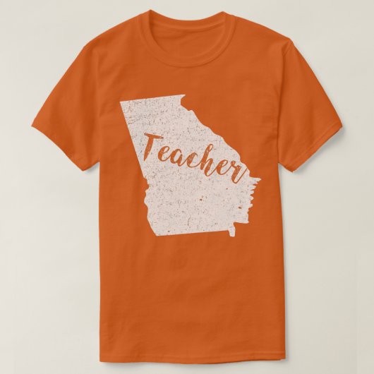 Georgisch landonderwijzers Team Vrouwen Mannen T-shirt (Design voorkant)