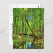 Georgisch landschap briefkaart (Voorkant / Achterkant)