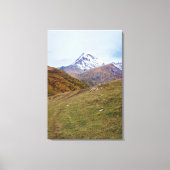 Georgisch landschap canvas afdruk (Voorkant)