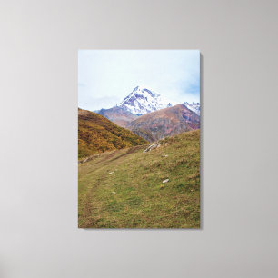 Georgisch landschap canvas afdruk