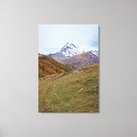 Georgisch landschap canvas afdruk (Voorkant)