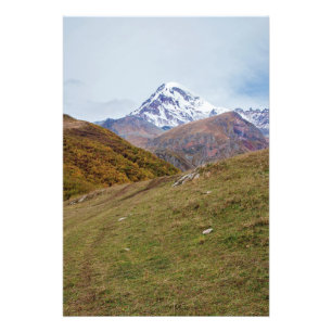 Georgisch landschap foto afdruk