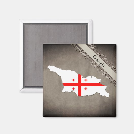 Georgisch Magneet (Voorkant / Achterkant)