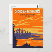 Georgisch natuurpark Canada  Briefkaart (Voorkant / Achterkant)