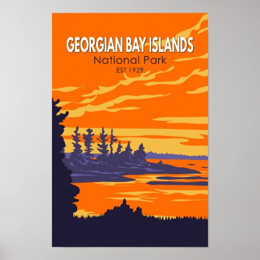 Georgisch natuurpark Canada  Poster (Voorkant)
