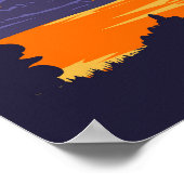 Georgisch natuurpark Canada  Poster (Hoek)