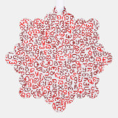 Georgisch Ornament Kaart (Achterkant)