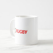 Georgisch rugbyteam koffiemok (Voorkant links)