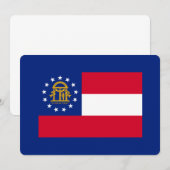 Georgisch vlaggenstaatontwerp (Voorkant / Achterkant)