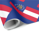 Georgisch vlaggenstaatontwerp cadeaupapier (Rol Hoek)