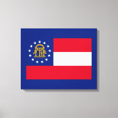 Georgisch vlaggenstaatontwerp canvas afdruk (Voorkant)