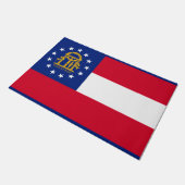 Georgisch vlaggenstaatontwerp deurmat (Schuin)