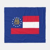 Georgisch vlaggenstaatontwerp fleece deken (Voorkant (Horizontaal))