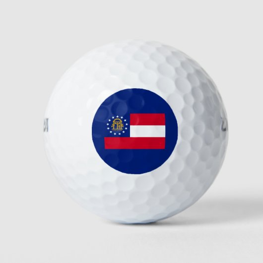 Georgisch vlaggenstaatontwerp golfballen (Voorkant)
