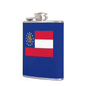 Georgisch vlaggenstaatontwerp heupfles (Links)