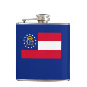 Georgisch vlaggenstaatontwerp heupfles (Voorkant)