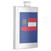 Georgisch vlaggenstaatontwerp heupfles (Rechts)