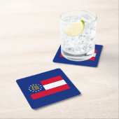 Georgisch vlaggenstaatontwerp kartonnen onderzetters (Insitu)