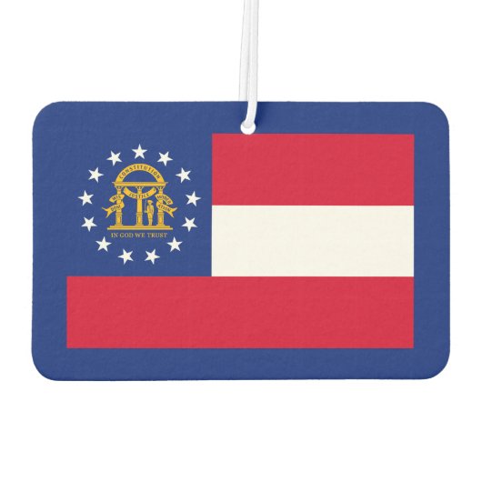 Georgisch vlaggenstaatontwerp luchtverfrisser (Achterkant)