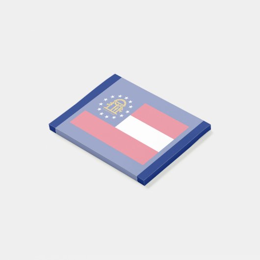 Georgisch vlaggenstaatontwerp post-it® notes (Schuin)