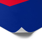 Georgisch vlaggenstaatontwerp poster (Hoek)