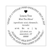 Georgische aanhuiswet voor voedsel aanpasbare rubb rubberstempel (Afrduk)