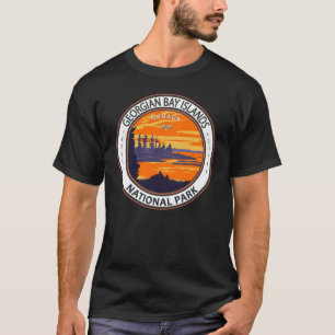 Georgische Bay Islands National Park Canada Badge T-shirt