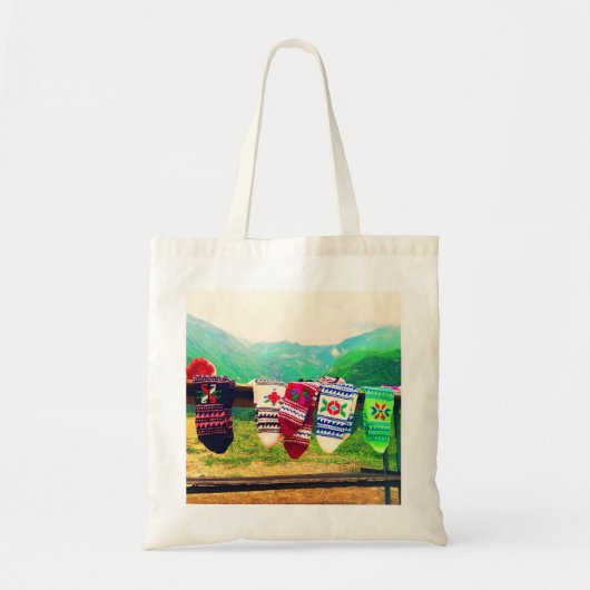 Georgische bergen tote bag (Voorkant)