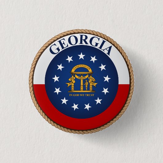 Georgische Button van de vlag (Voorkant)