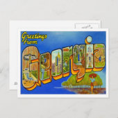 Georgische groeten uit de Verenigde Staten Briefkaart (Voorkant / Achterkant)