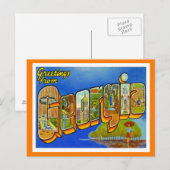 Georgische groeten uit de Verenigde Staten Briefkaart (Voorkant / Achterkant)