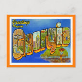 Georgische groeten uit de Verenigde Staten Briefkaart (Voorkant)