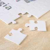 Georgische kaart legpuzzel (Zijkant)