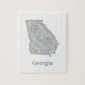 Georgische kaart legpuzzel (Verticaal)