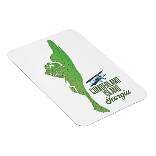 Georgische kaart op het eiland Cumberland Magneet (Rechterzijde)