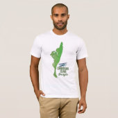 Georgische kaart op het eiland Cumberland T-shirt (Voorkant volledig)