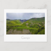 Georgische Kaukasus bergen Landscape Natuur Briefkaart (Voorkant)
