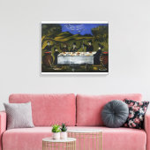 Georgische schilder Niko Pirosmani Canvas Afdruk (Insitu (Woonkamer))