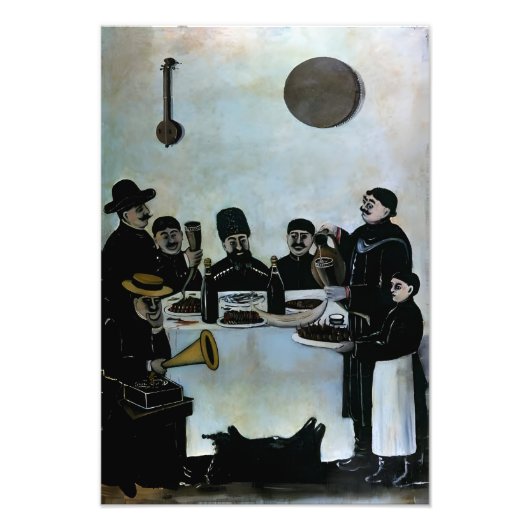 Georgische schilder Niko Pirosmani Foto Afdruk (Voorkant)