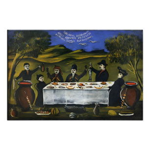 Georgische schilder Niko Pirosmani Foto Afdruk