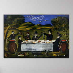 Georgische schilder Niko Pirosmani Poster