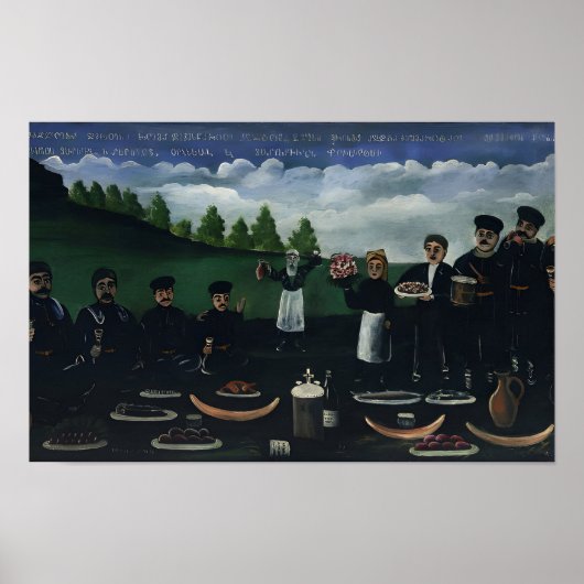 Georgische schilder Niko Pirosmani Poster (Voorkant)