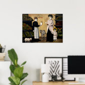 Georgische schilder Niko Pirosmani Poster (Thuiskantoor)