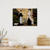 Georgische schilder Niko Pirosmani Poster (Keuken)