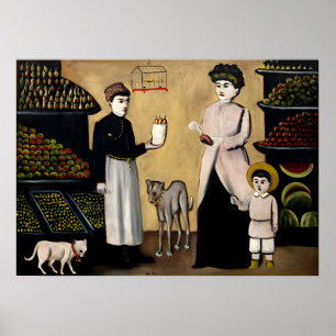 Georgische schilder Niko Pirosmani Poster