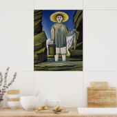 Georgische schilder Niko Pirosmani Poster (Keuken)