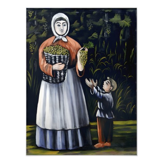 Georgische schilder Niko Pirosmani schilderijen Foto Afdruk (Voorkant)